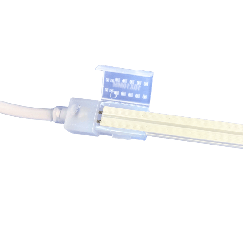 Manguera Neon 1 cm x 1cm Cuadrada 10W x Metro, 127V Directa 5400K Frío - Wattko